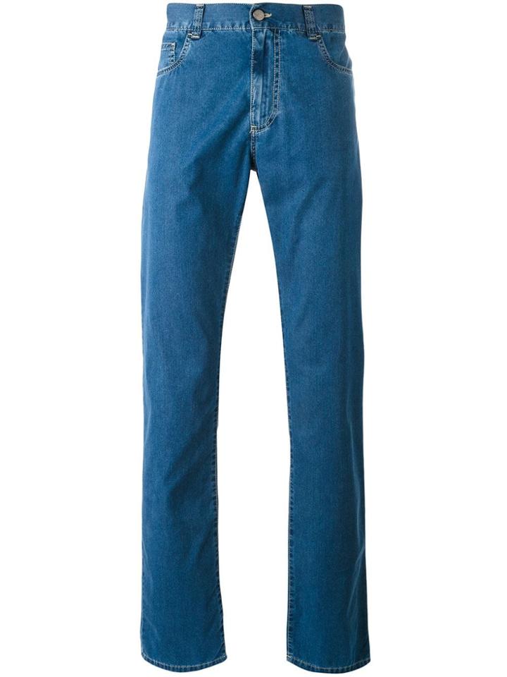 Canali Regular-fit Jeans - Blue