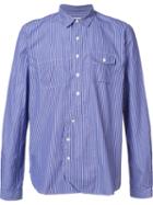 Wooster + Lardini Striped Pocket Shirt