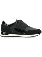 Geox Pebble Strap Sneakers - Black