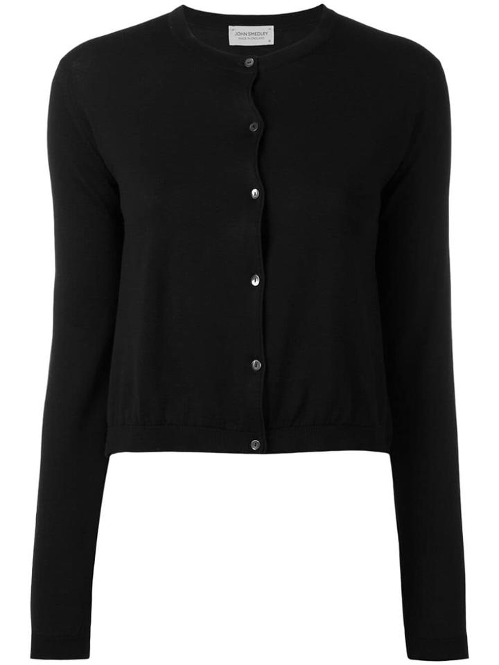 John Smedley Classic Cardigan - Black