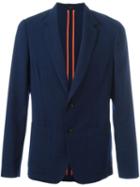 Paul Smith Textured Blazer, Men's, Size: 50, Blue, Cupro/wool