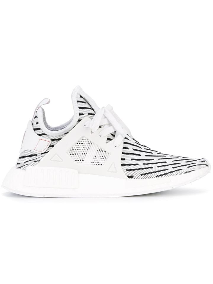 Adidas Nmd Striped Sneakers - White