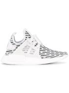 Adidas Nmd Striped Sneakers - White