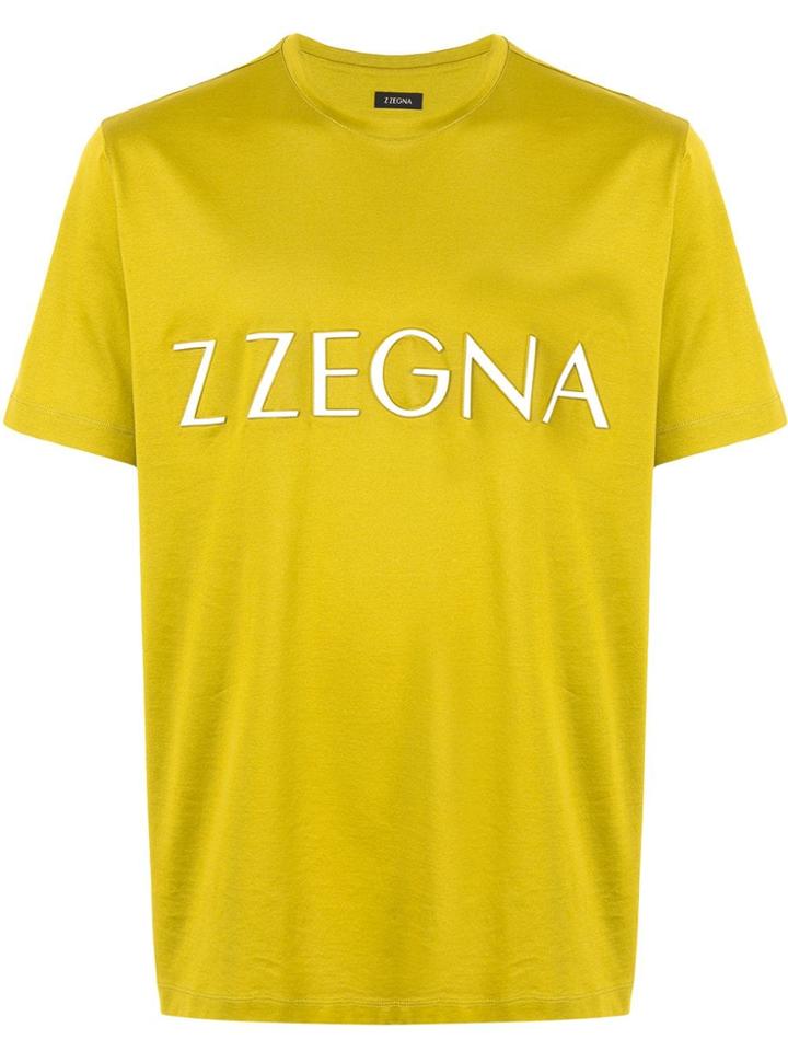 Ermenegildo Zegna Logo T-shirt - Yellow