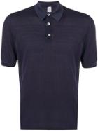 Eleventy Short-sleeved Polo Shirt - Blue