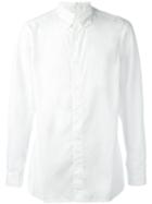 Yohji Yamamoto Structured Collar Shirt, Men's, Size: 2, White, Cotton