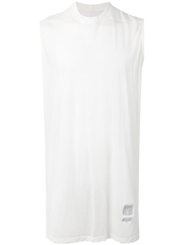 Rick Owens Drkshdw Sleeveless Tunic, Men's, Nude/neutrals, Cotton