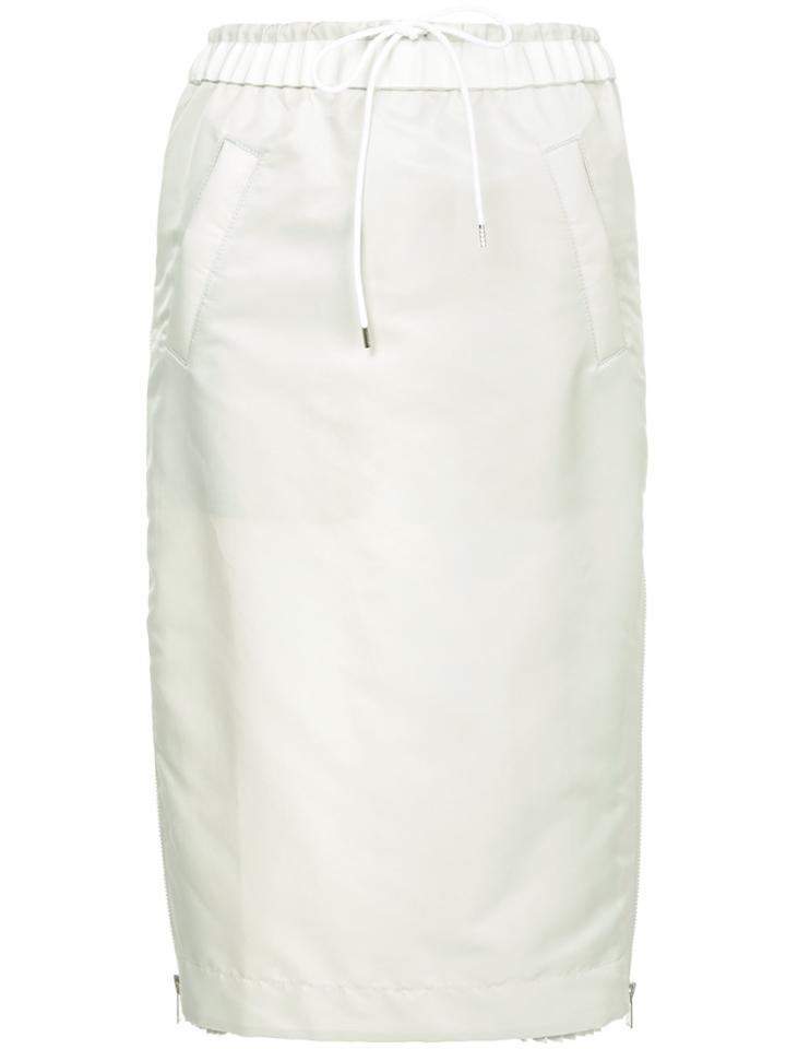 Sacai Elasticated Waist Skirt - Grey