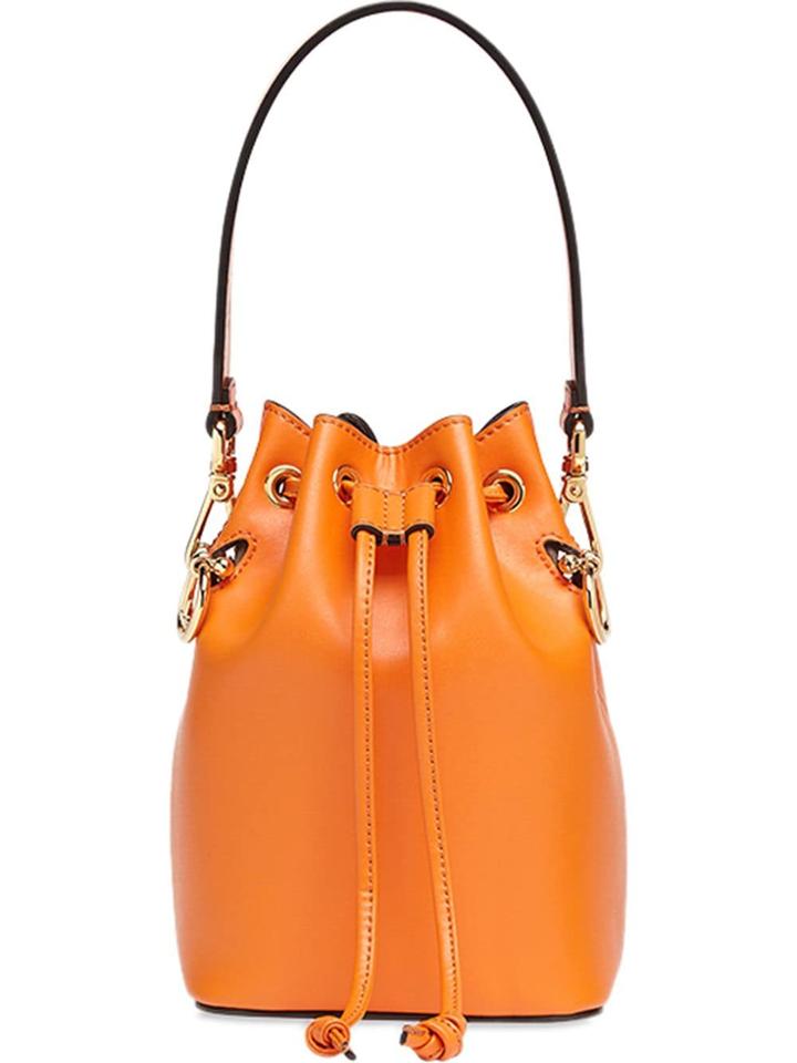 Fendi Mon Tresor Mini Bucket Bag - Orange