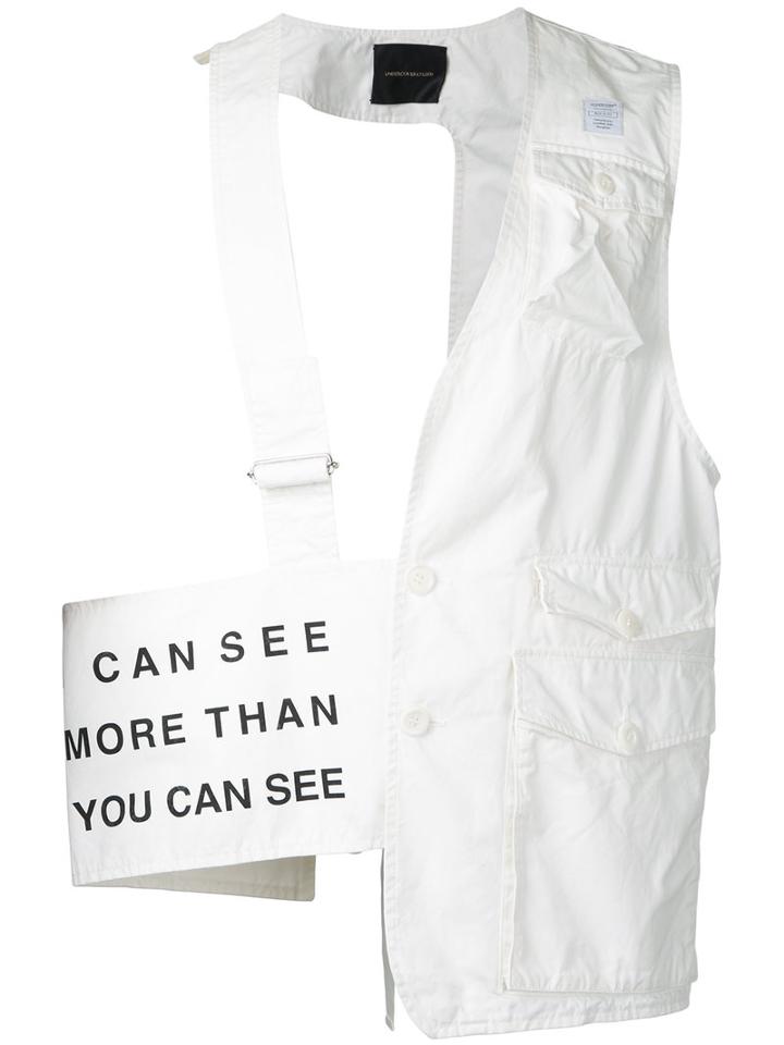 Undercover - Utility Pocket Vest - Men - Cotton - 2, White, Cotton
