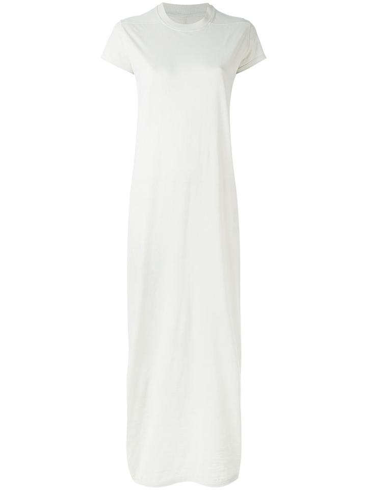 Rick Owens Drkshdw - Shift Maxi Dress - Women - Cotton - S, Grey, Cotton