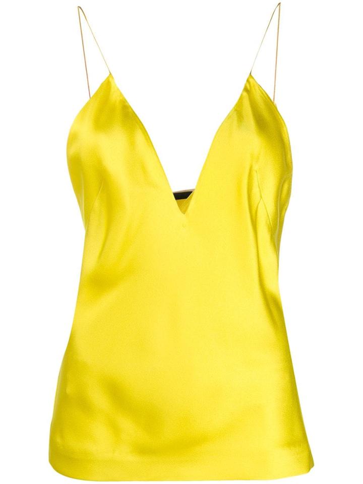 Haider Ackermann Sleeveless V-neck Top - Yellow