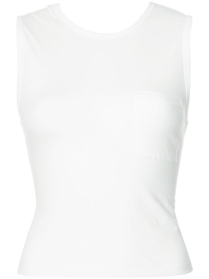 T By Alexander Wang Classic Vest-top, Women's, Size: Small, White, Cotton