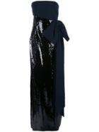 Sachin & Babi Sequin Embellished Evening Gown - Black