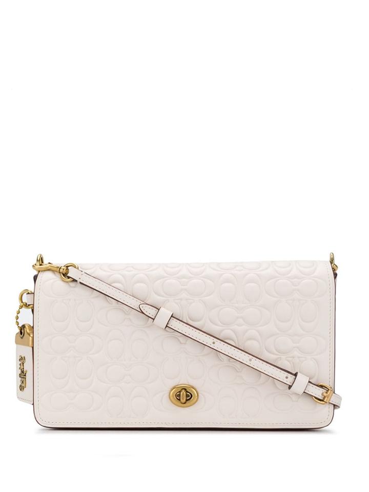 Coach Dinky Signature Crossbody Bag - White