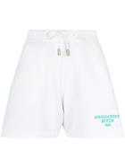 Dsquared2 '64 High Waist Track Shorts - White