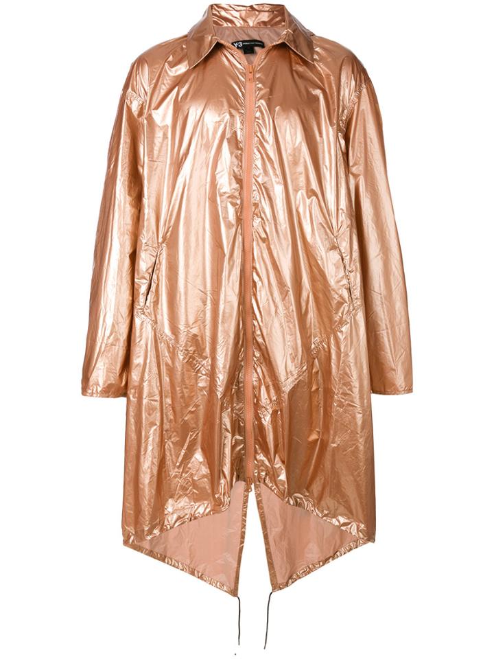 Y-3 Hooded Coat - Pink & Purple