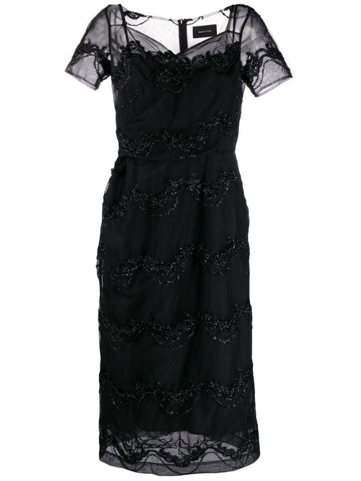 Simone Rocha Decorated Tulle Dress - Black
