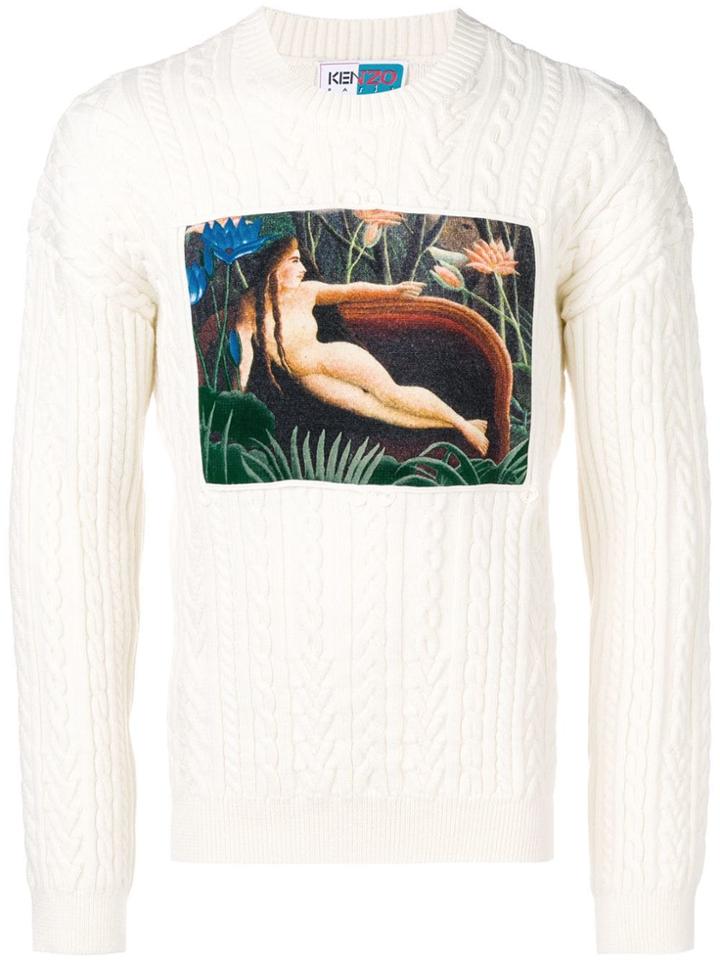 Kenzo Printed Jumper - Neutrals