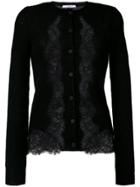 Givenchy Lace Panel Cardigan - Black