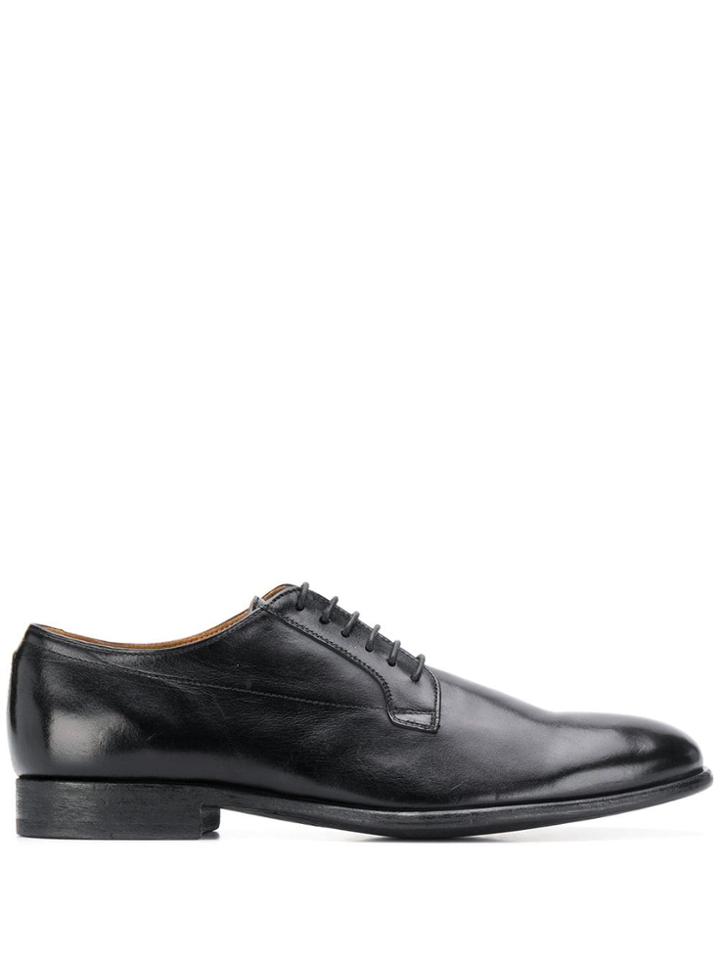 Pantanetti Lace-up Derby Shoes - Black