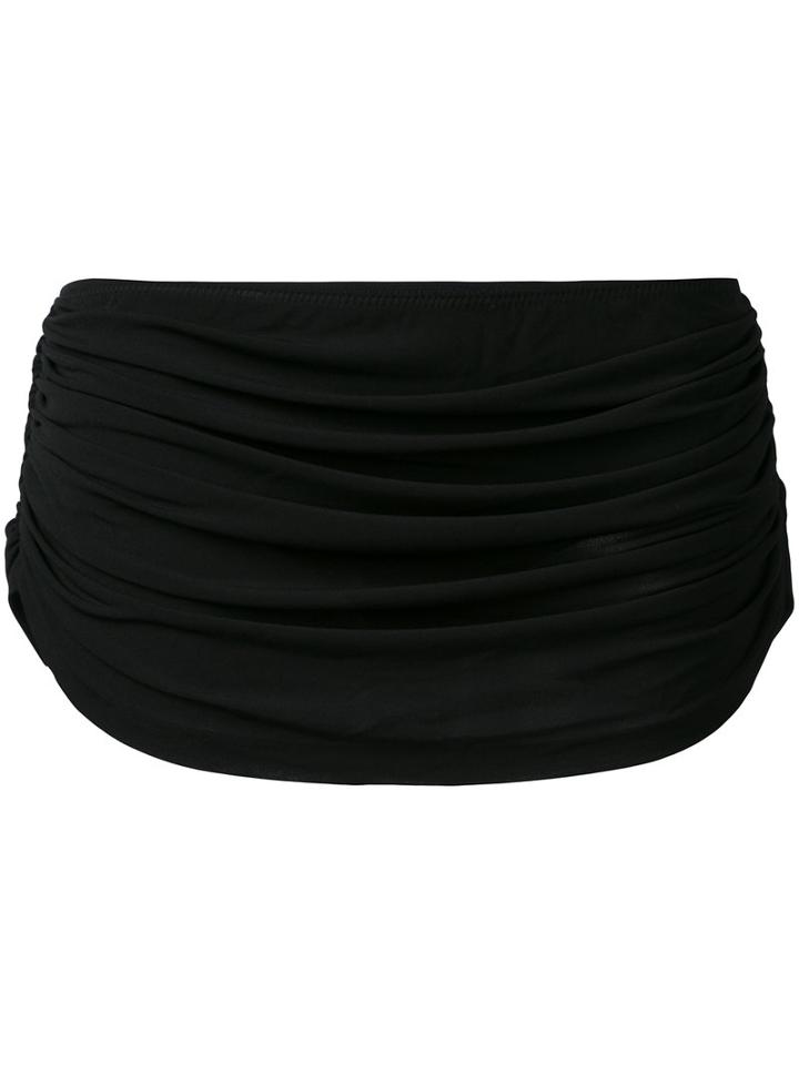 Norma Kamali - Halterneck Bikini - Women - Nylon/polyester/spandex/elastane - L, Black, Nylon/polyester/spandex/elastane