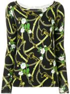 Liu Jo Belt And Chain Jumper - Black