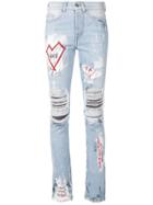 Mjb Crix Iii Distressed Jeans - Blue