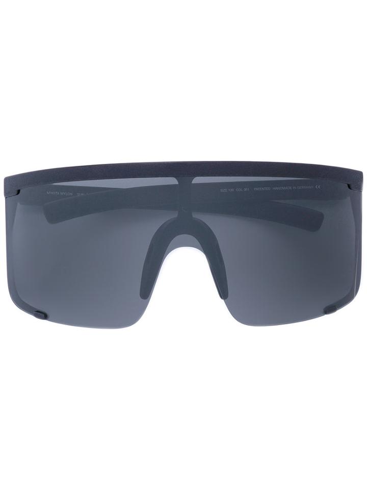 Mykita - Rocket Sunglasses - Unisex - Wood - One Size, Black, Wood