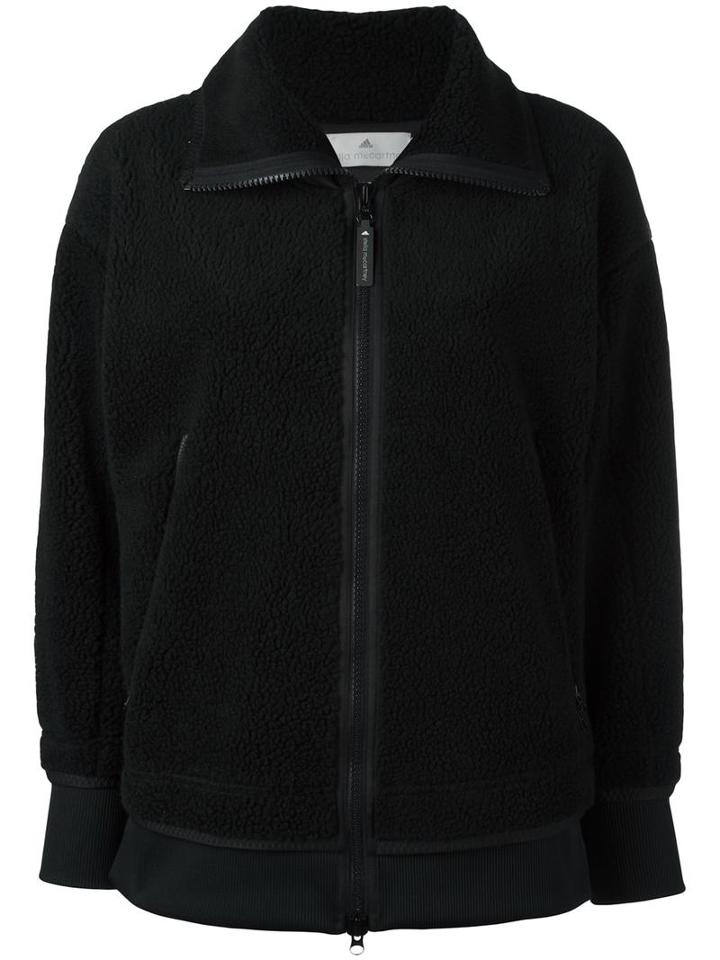 Adidas By Stella Mccartney Teddy Fleece Jacket, Women's, Size: Small, Black, Acrylic/polyester