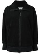 Adidas By Stella Mccartney Teddy Fleece Jacket, Women's, Size: Small, Black, Acrylic/polyester