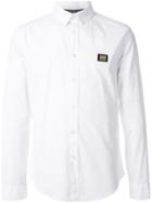 Love Moschino Metallic Logo Plate Shirt - White