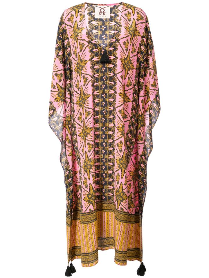 Figue Eliza Kaftan Dress - Pink & Purple