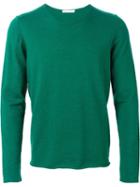 Société Anonyme Round Neck Sweater, Adult Unisex, Size: Medium, Green, Wool