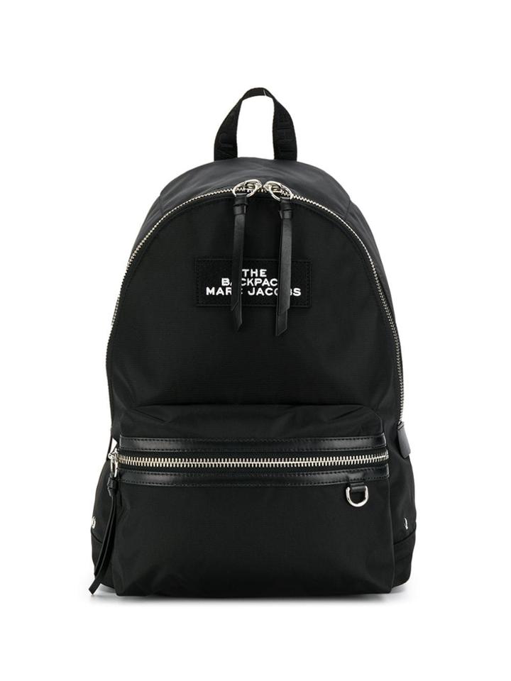Marc Jacobs Two-way Zip Closure Backpack - Black