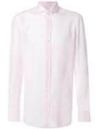 Borrelli Plain Shirt - Pink & Purple