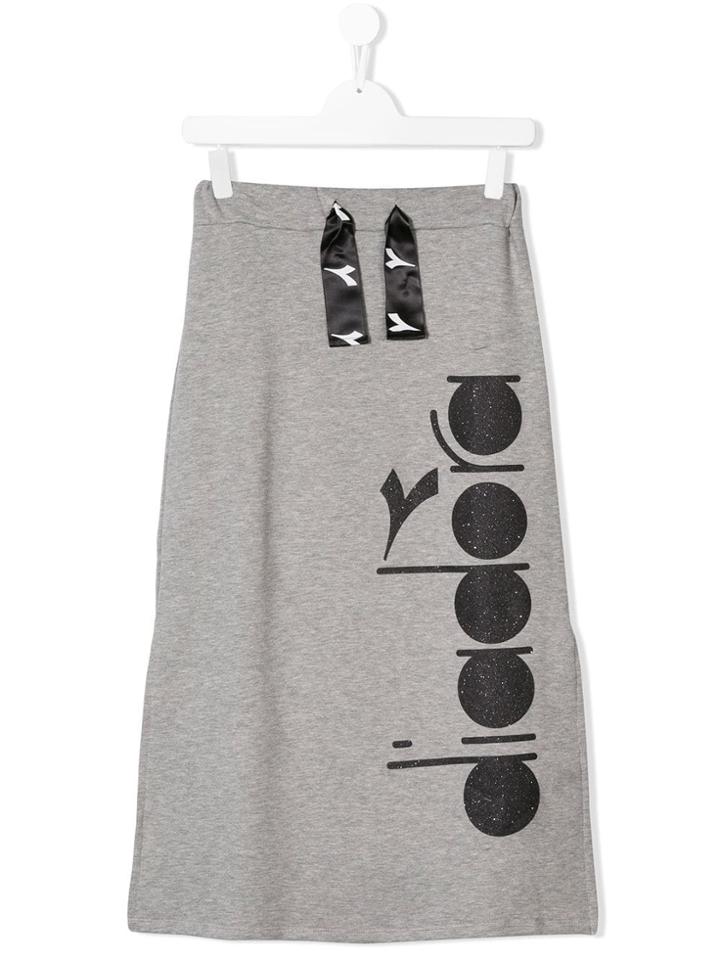 Diadora Junior Teen Drawstring-waist Skirt - Grey
