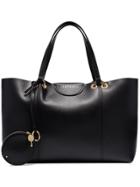 See By Chloé Large Logo-tab Tote - Black