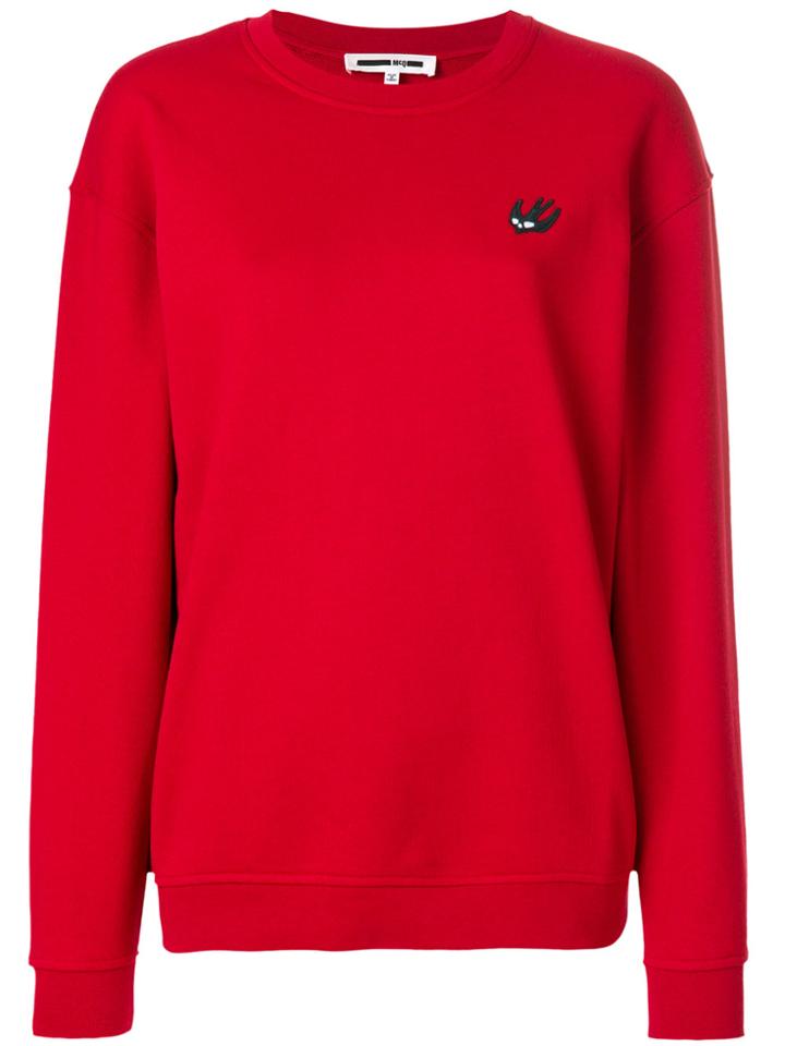 Mcq Alexander Mcqueen Swallow Badge Sweatshirt - Red