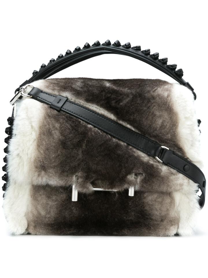 Tod's Double T Furry Tote Bag - Multicolour