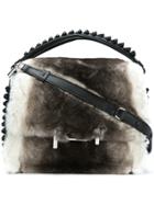 Tod's Double T Furry Tote Bag - Multicolour