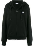 Chiara Ferragni Felpa Embroidered Logo Hoodie - Black