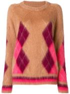 Laneus Oversized Textured Sweater - Nude & Neutrals