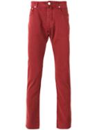 Jacob Cohen Slim-fit Jeans, Men's, Size: 32, Red, Cotton/spandex/elastane