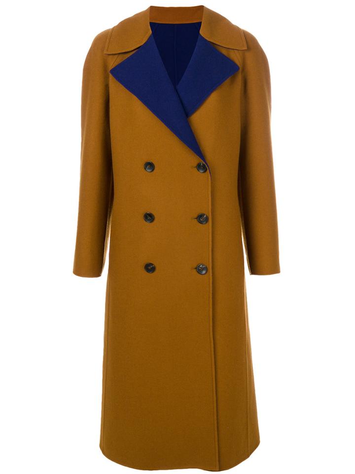Etro Double-breasted Coat - Brown