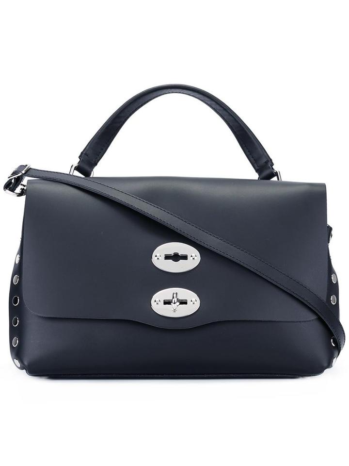 Zanellato Large 'original Silk' Tote, Women's, Black, Leather