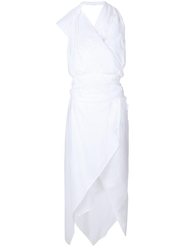 Vivienne Westwood Draped Midi Dress - White