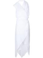 Vivienne Westwood Draped Midi Dress - White