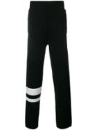Riccardo Comi Stripe Detail Track Trousers - Black