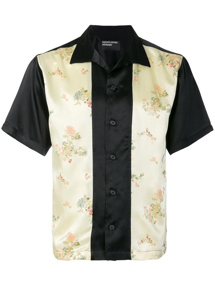 Enfants Riches Déprimés Floral Print Shirt - Black